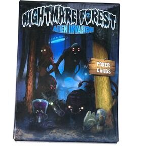SolarFlare Nightmare Forest Alien Invasion Poker Playing Cards Horror Deck 2017